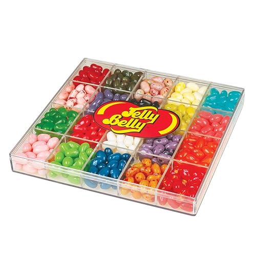 Jelly Belly Caja de regalo transparente de 20 sabores, auténtica, oficial, directamente de la fuente