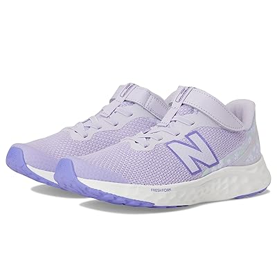 New Balance Kids Fresh Foam Arishi v4 Bungee Lace with Top Strap (Little Kid) Kids Shoes Bright Lavender/Violet Crush
