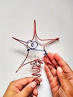 Vista 3 de Red & Blue 4th of July Tree Star Topper for Independence Theme Holiday Trees