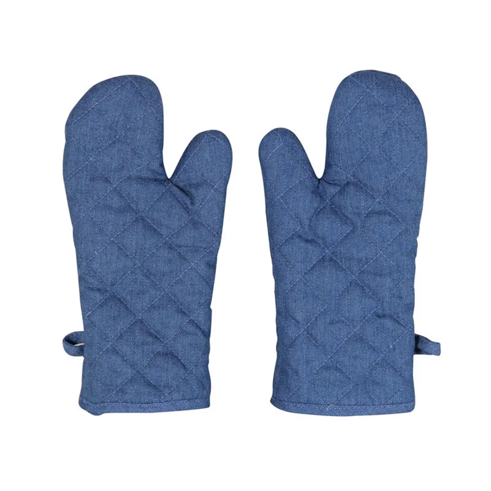 Oven Mitts 2pcs Anti-scalding Oven Gloves Mitts Potholder Kitchen Dish Bowl Holder Baking Insulation Hand Non-slip Mitten