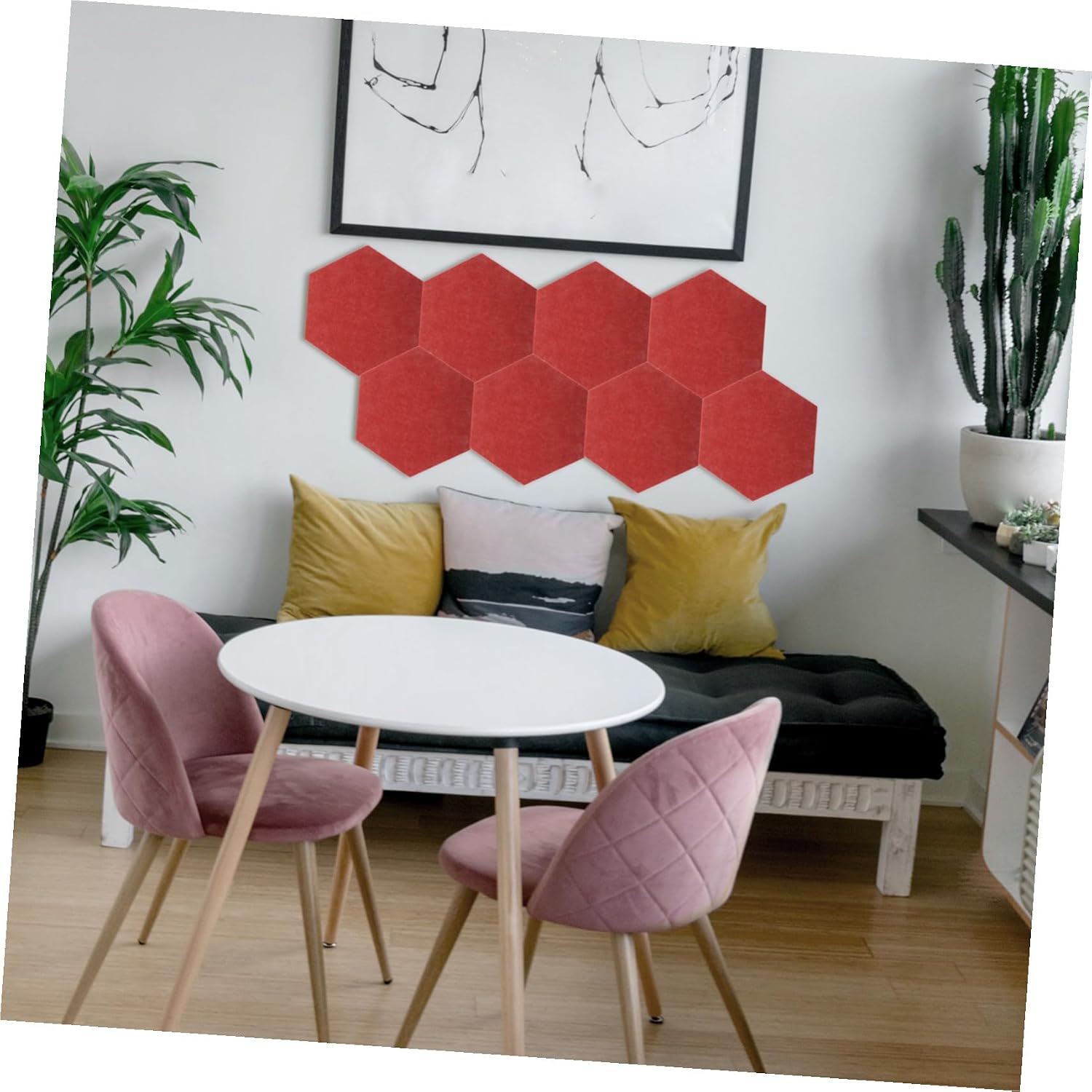 Veemoon 12Pcs Felt Bulletin Boards Soundproofing Mats for Home Office Classroom Decor Stylish Reminder Wall Decor with Material and Unique Design