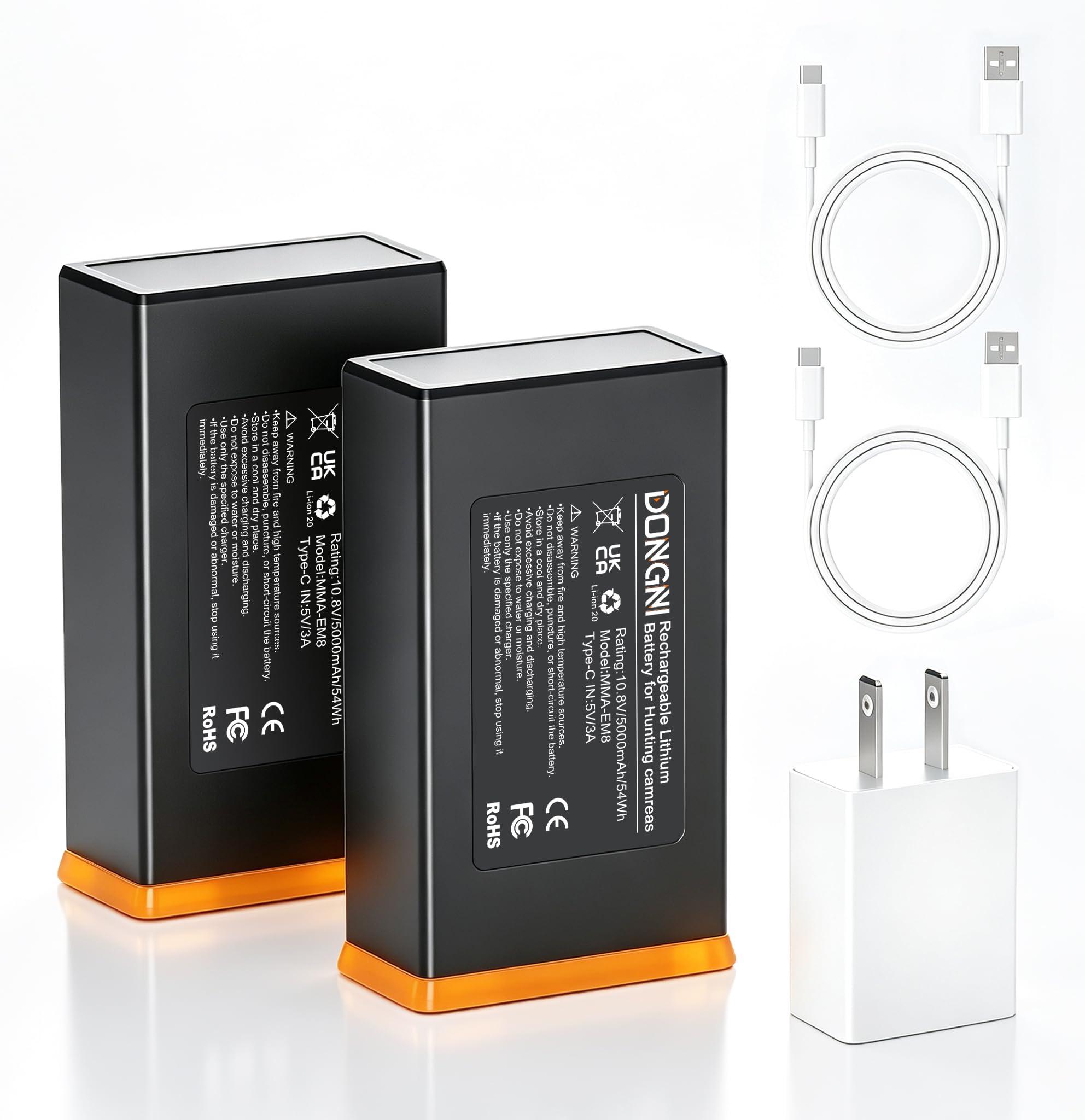 2 Pack 5000mAh Power Mag Rechargeable Battery for Edge 2 Battery Pack