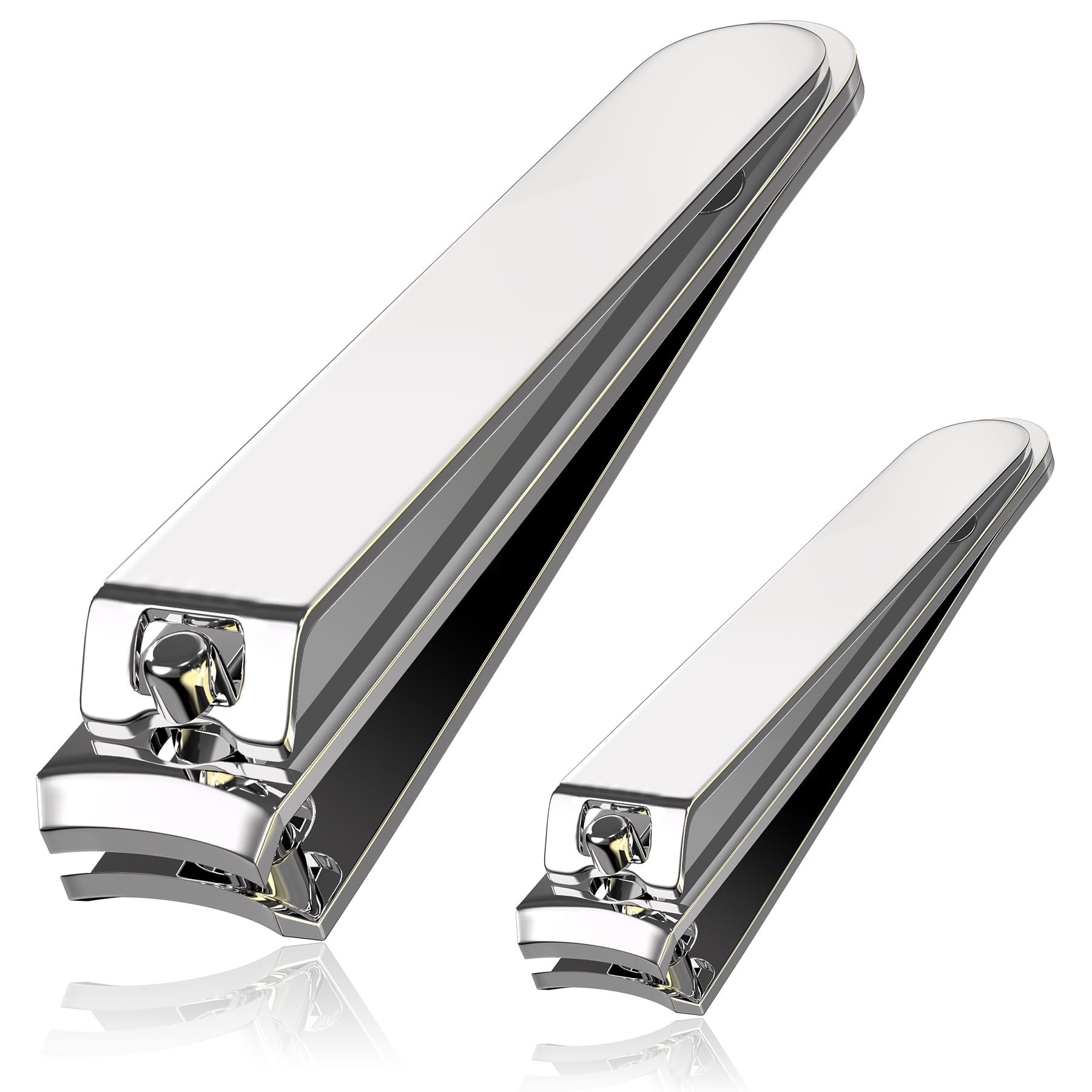 Nail Clippers Set Ultra Sharp Professional Fingernail and Toenail Clipper Cutters with Nail File Travel Nail Kit for