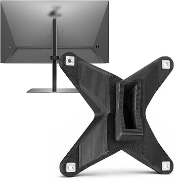 3IDEE VESA Mount Adapter Compatible with HP Monitor Z G3 & Series 7 Pro Z24f, Z24m, Z24q, Z25, Z27, 724pu, 724pf, 727pu, 727pk, 727pm, 724pn, 727pq, 727pu etc.- HP Monitor Mount Adapter - 75x75mm