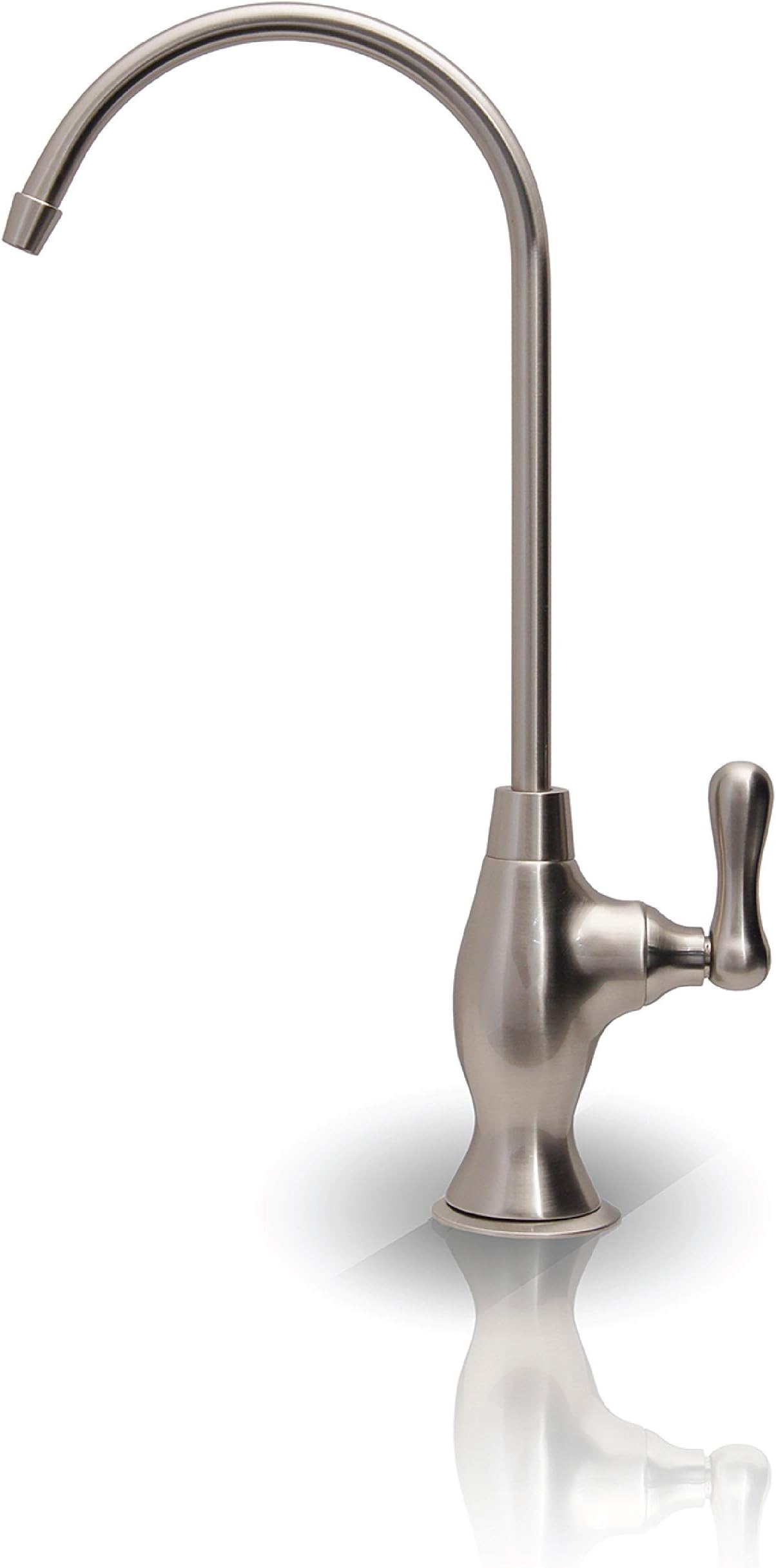 Systems Faucet-CD-NP Kitchen Drinking Water Ceramic Disc Luxury Designer Faucet, Non-Air Gap Lead-Free, Brushed Nickel