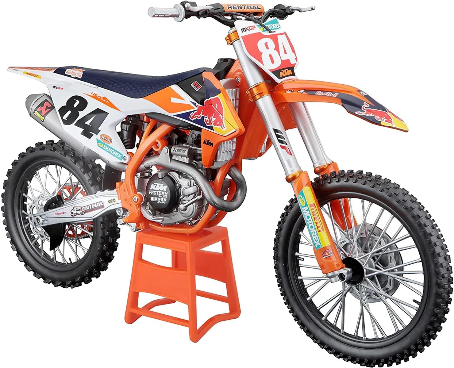 KTM 450 SX-F #84 Jeffrey Herlings KTM Factory Racing (2018) 1/6 Diecast Motorcycle Model 32228