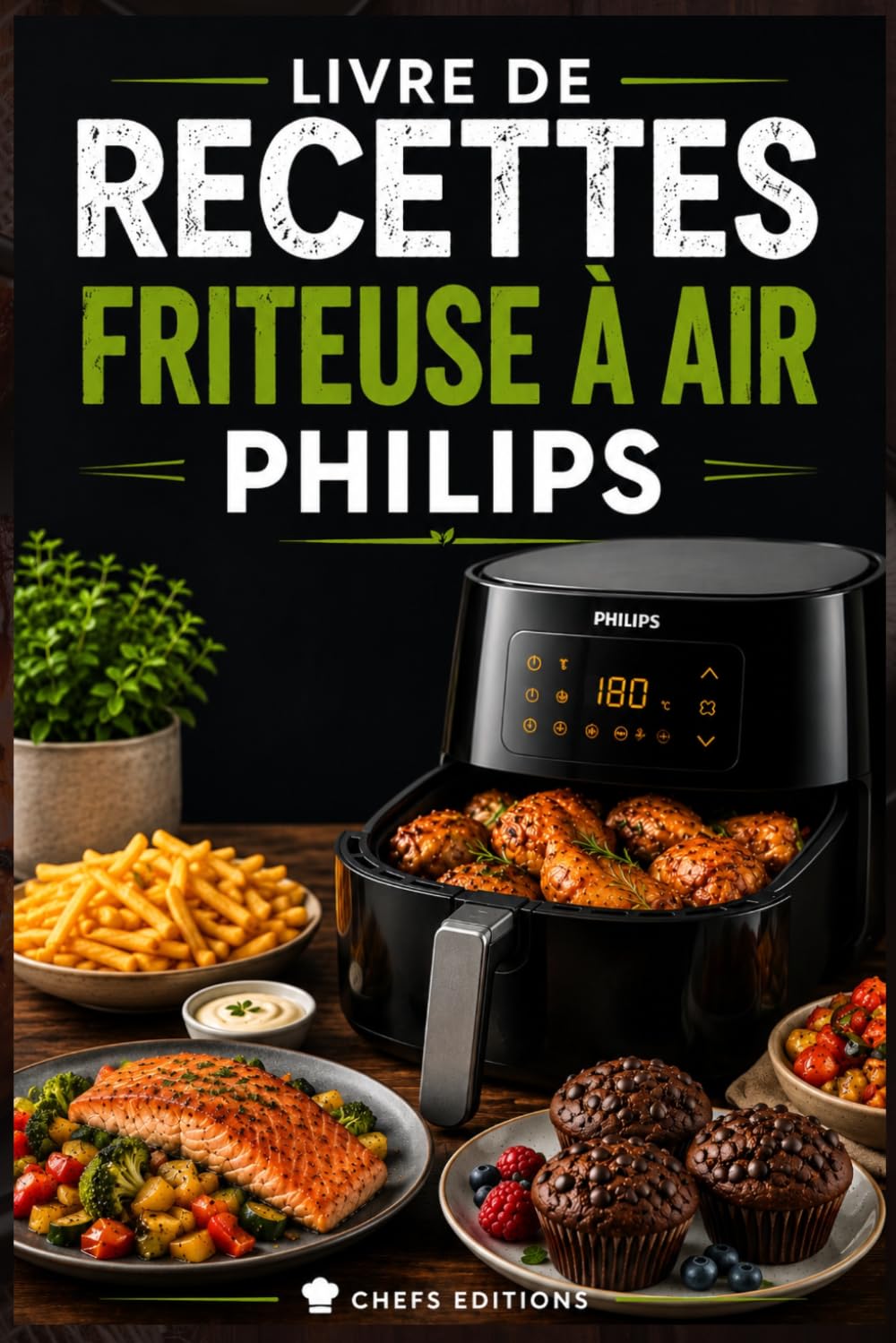 LIVRE DE RECETTES FRITEUSE À AIR PHILIPS: 150 recettes faciles, rapides et croustillantes pour réussir tous vos repas au quotidien sans excès de matières grasses