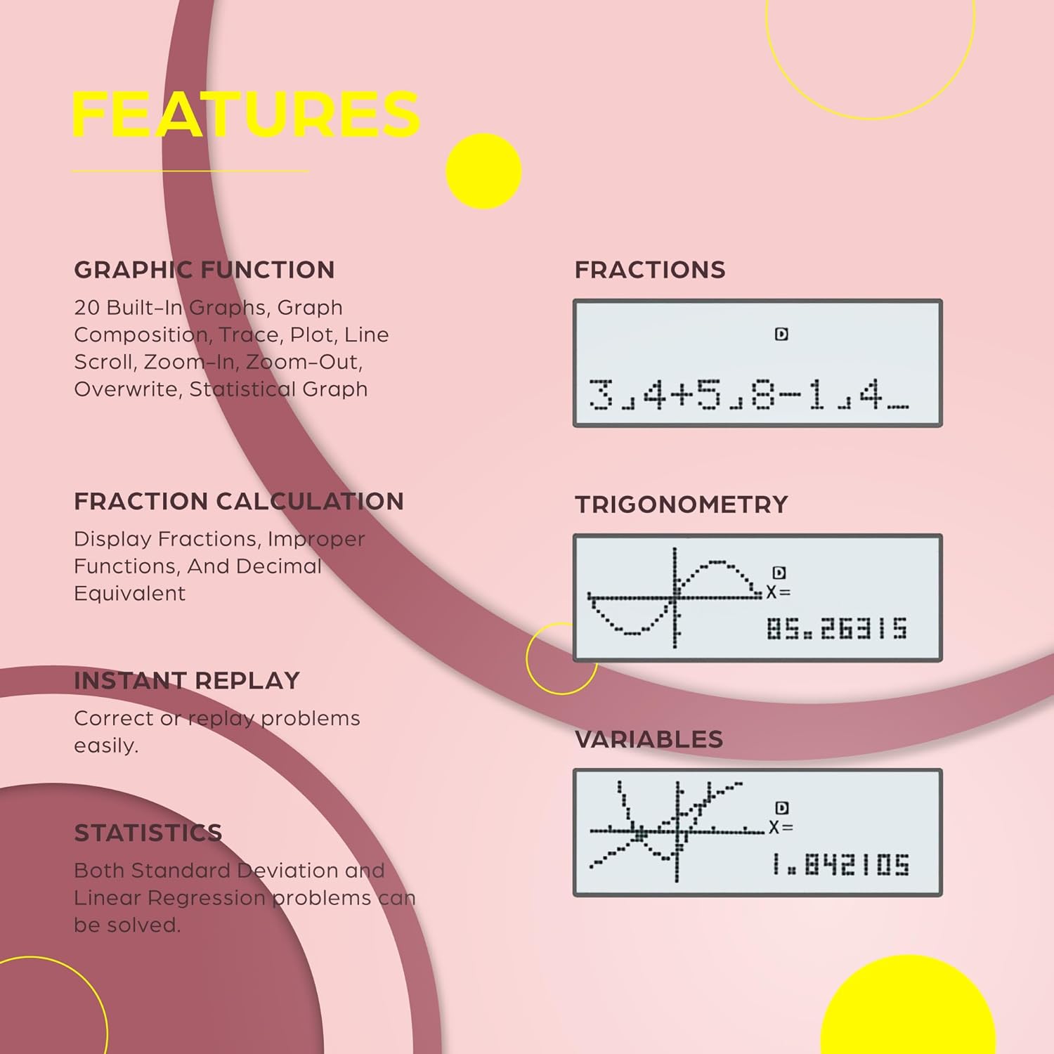 Features of TOVO TS-259 Calculator