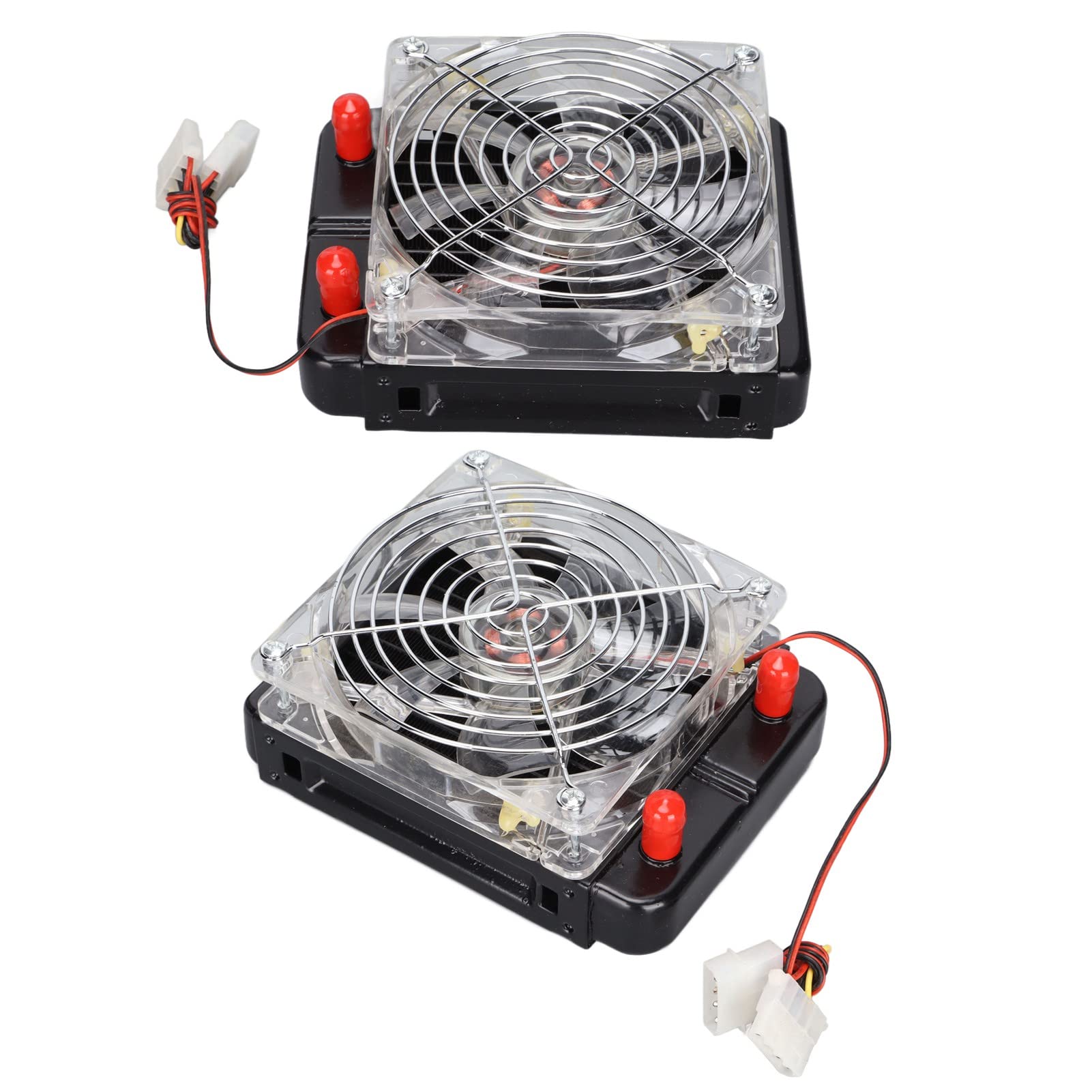 Bewinner Kit de Refrigeración Líquida para PC DIY, Bomba S600, Depósito de Cilindro de 140 Mm, Bloque de Agua GPU para Radiador de 120 Mm, Kit de Enfriador de CPU con 10 Tubos y Ventilador