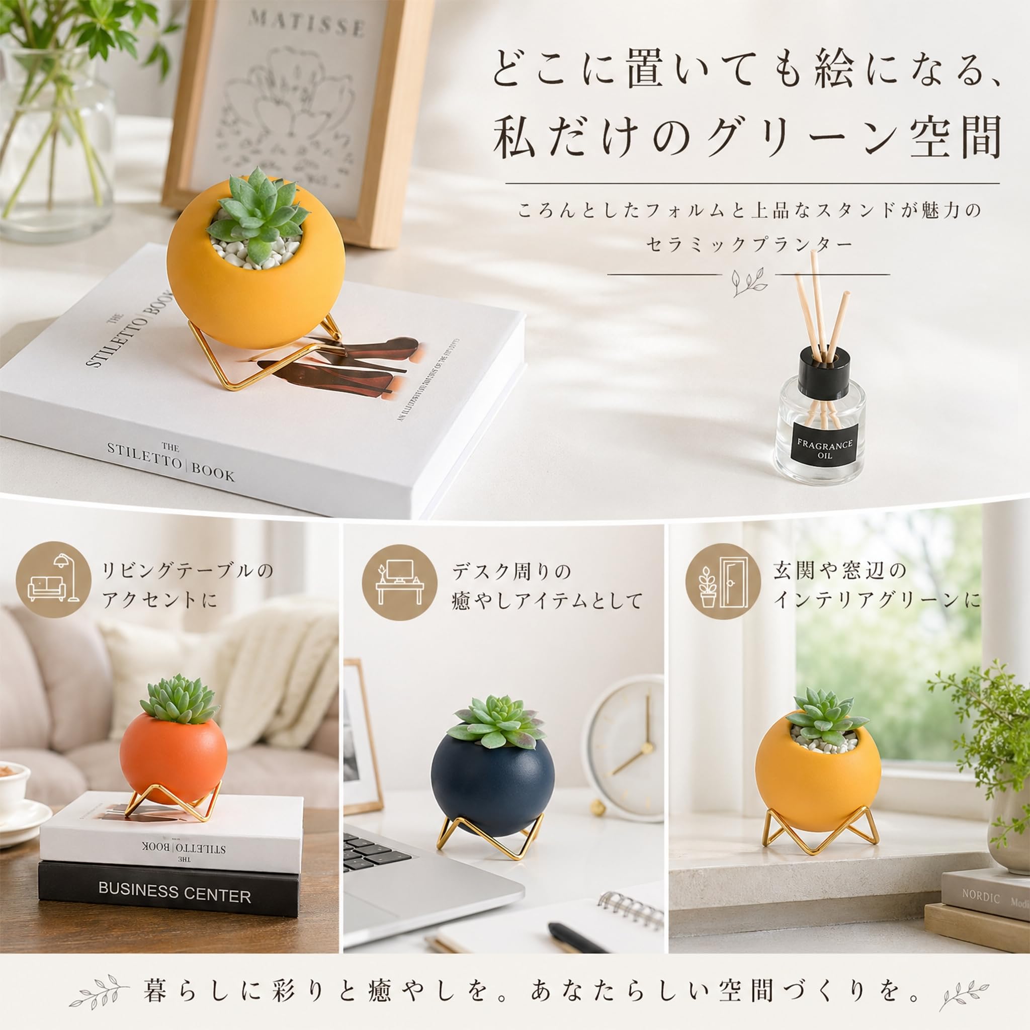Amazon.co.jp: Queen-b 多肉植物 ミニ プランター かわいい おしゃれ