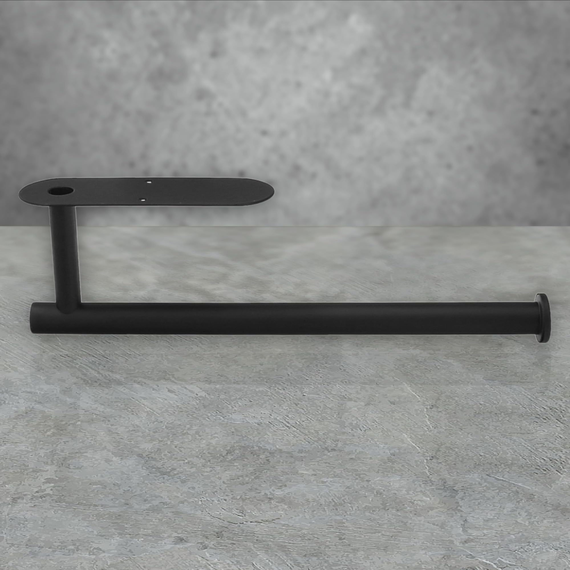 VonBueren Portarotolo Da Cucina | Senza Foratura | Montaggio Sotto Mobile O A Parete | Nero | Organizzatore Carta - Foto 14