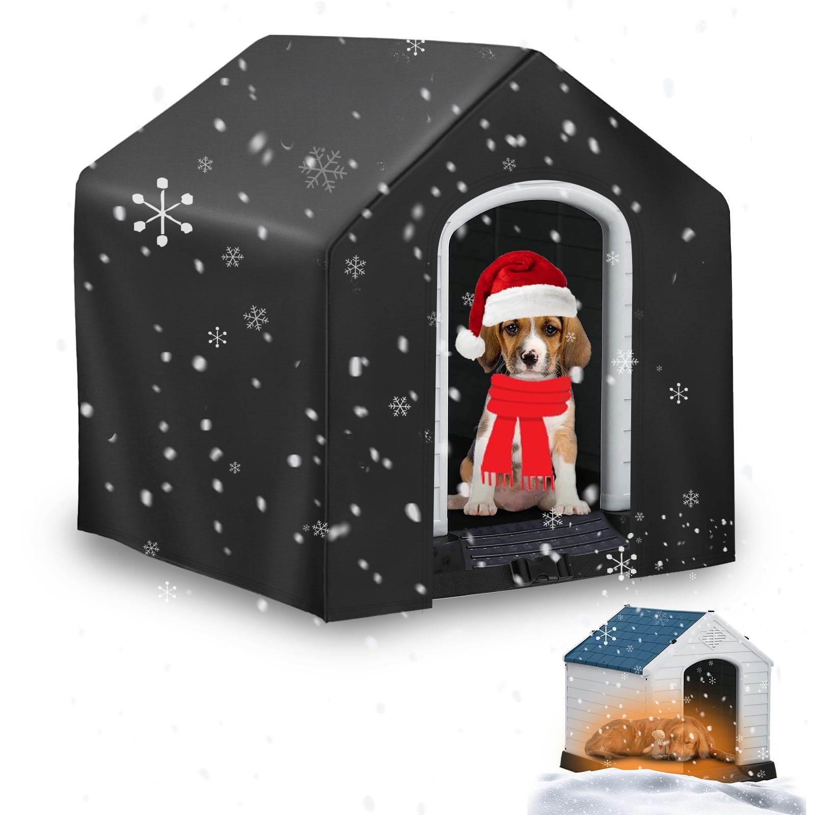 SYH&AQYE Tenda for cani da esterno, copertura for cuccia for cani, coperture for cuccia invernale for cani di grandi dimensioni, copertura resistente alle intemperie, copertura antipioggia