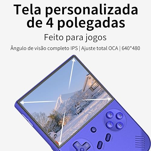 Miniatura 3 de RG40XX V Retro Handheld Game Console with Linux System 4-inch IPS Screen 64G TF Card RG 40XXV Retro Game Console with 5000+Classic Games and 3200mAh