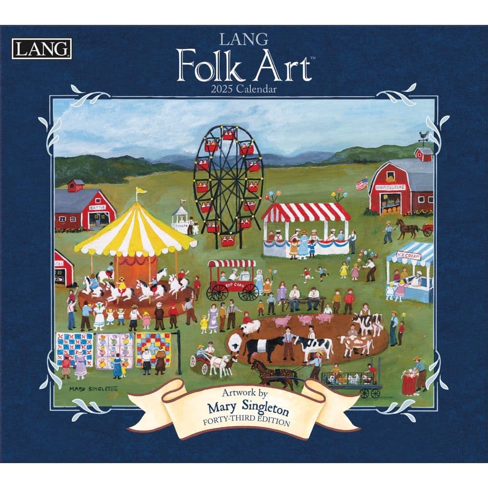 LangCompanies, Lang Folk Art Special Edition 2025 Wall Calendar