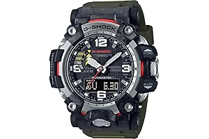 Men New Thinner Carbon Mudmaster Watch, Solar Green Gg1000-1a5