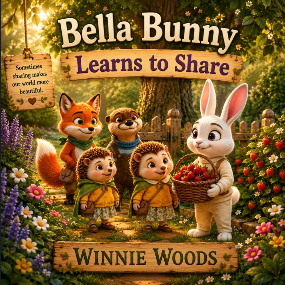 BELLA BUNNY LEARNS TO SHARE: A Heartwarming Woodland Picture Book About Sharing, Kindness, and Friendship for Children Ages 4–8: 2 (TINY WOODLAND FRIENDS)