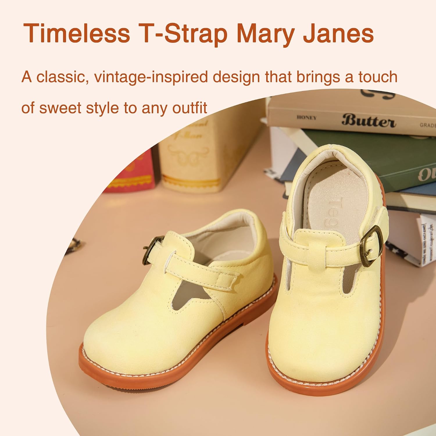 Girls Mary Jane Shoes Toddler Little Kid Vintage School Party Dress Oxford Flats