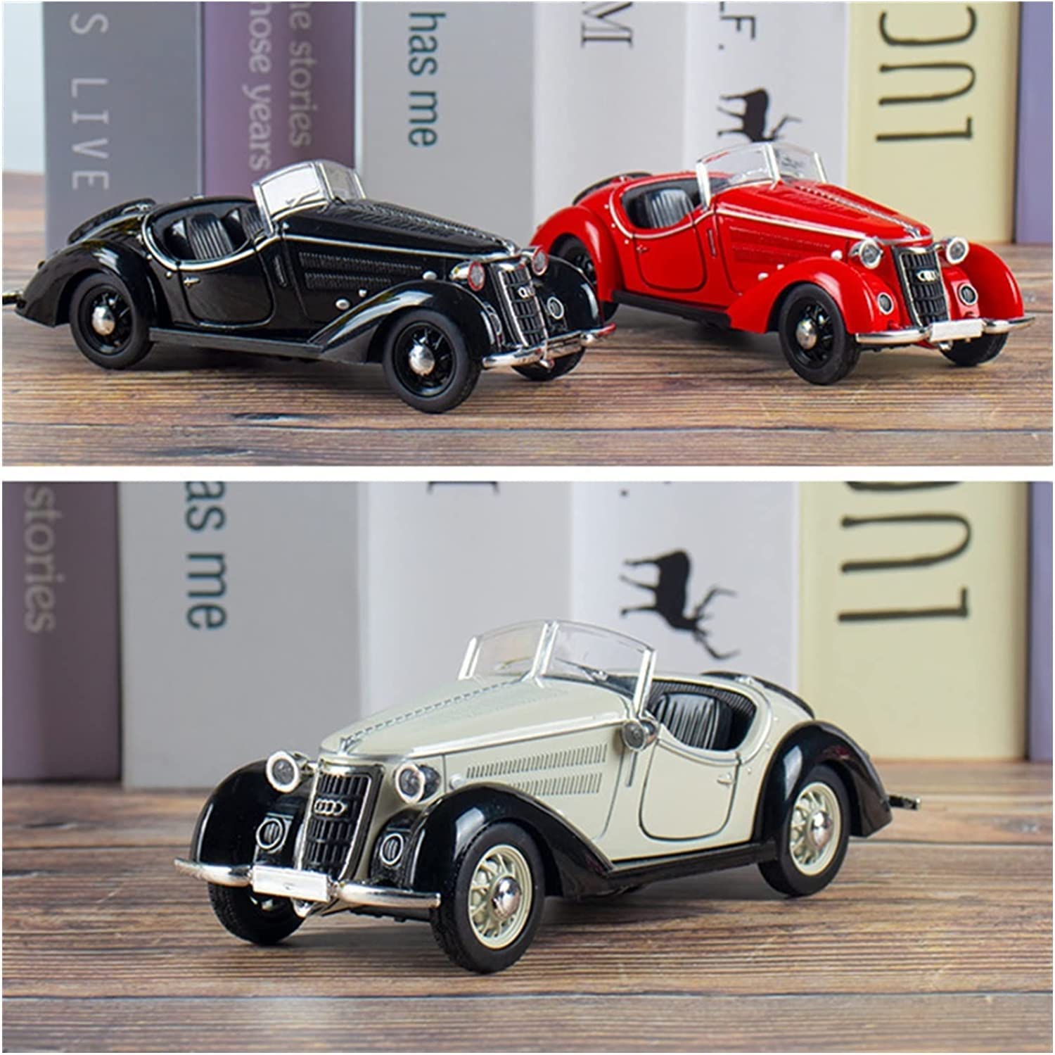 PRIMIL Vintage Cars 1:36 Scale Alloy Die-Cast Pull Back Metal