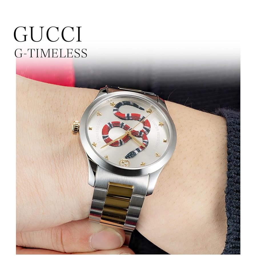 GUCCI腕時計 G-タイムレス YA1264075 citizen seiko Gucci YA1264075 Men's G-Timeless Silver Dial Quartz Watch | eBay