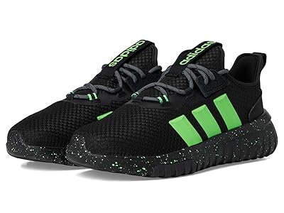 adidas Kids Kaptir 4.0 Shoes (Little Kid/Big Kid) Kids Shoes Black/Lime Burst/White
