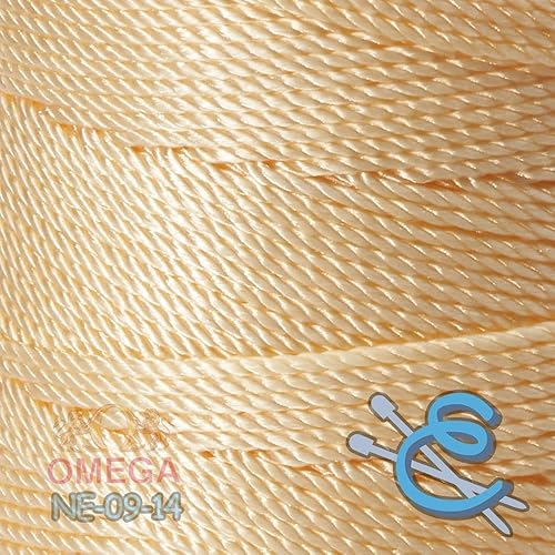 Miniatura 8 de Espiga No. 9-100% Nylon Omega Cuerda Cuerda para Tejer y Ganchillo - 30 Plata