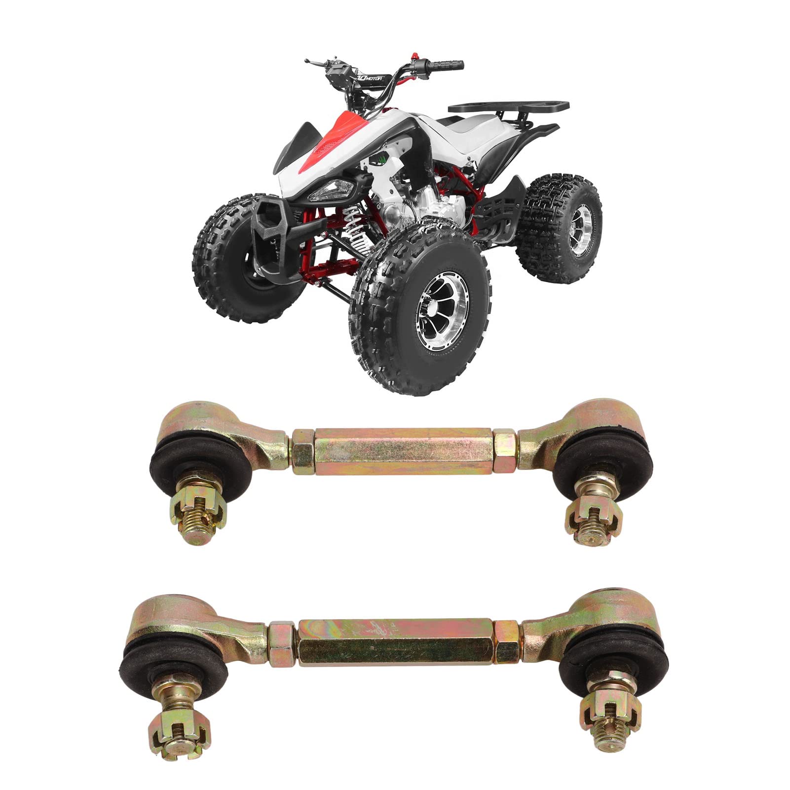 Zestaw przegubów kulowych drążka kierowniczego ze stopu stali Stabilizator przedniego zawieszenia do quada ATV o pojemności 50 cm3, 70 cm3 i 90 cm3