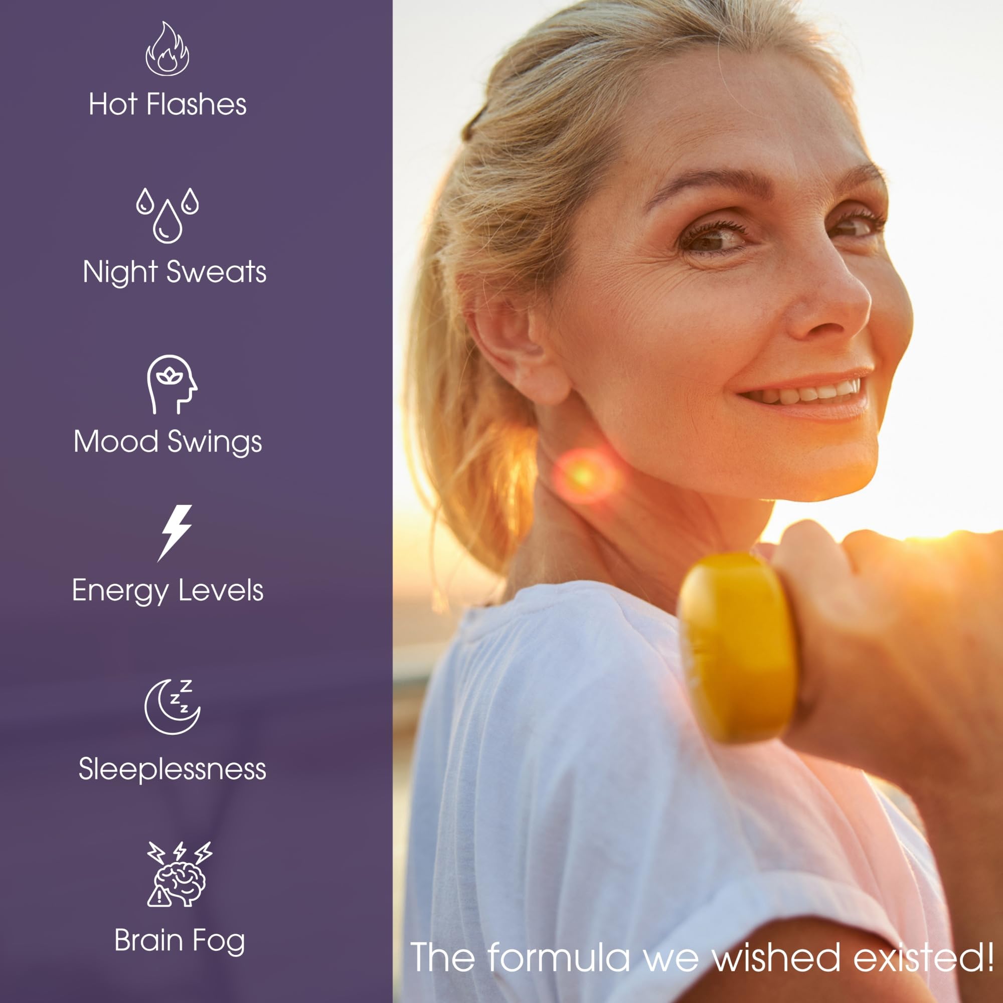Menopause Supplements for Women, Hot Flashes & Night Sweats, 60 Count — Amazon image 2