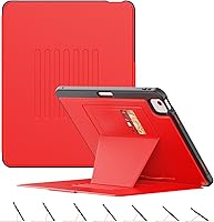 Vista 17 de BLOSOMEET Funda protectora para iPad Pro de 13 pulgadas M4 con protector de pantalla de vidrio templado y soporte para lápiz, funda azul de moda