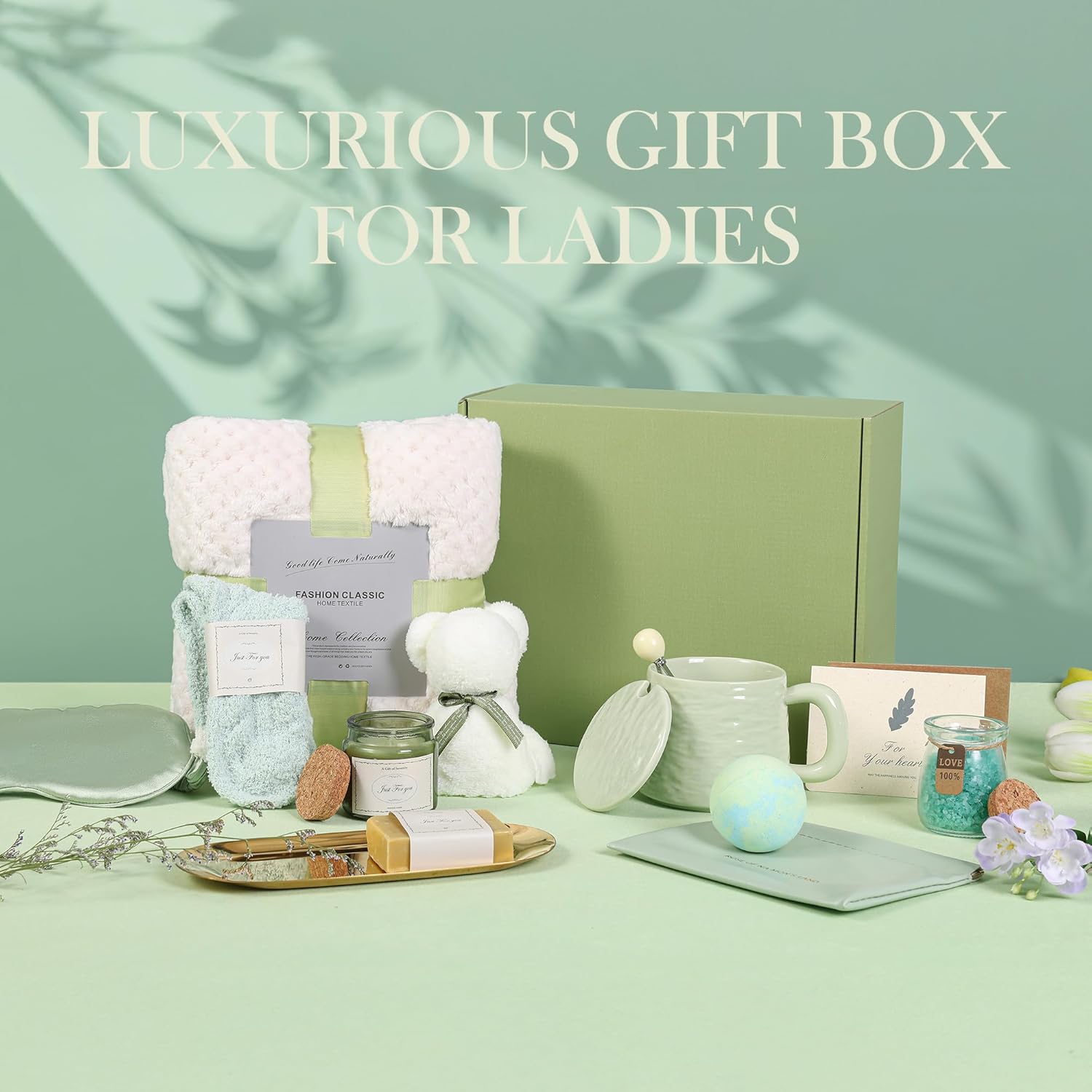 Valentines Gifts for Women, Self Care Gifts Get Well, Relaxing Spa Mothers Day, Thank You, Happy Birthday Gift for Mom Wife, Sisters Girlfriends Daughter Teen Girl, Grandma and Coworker - Image 2