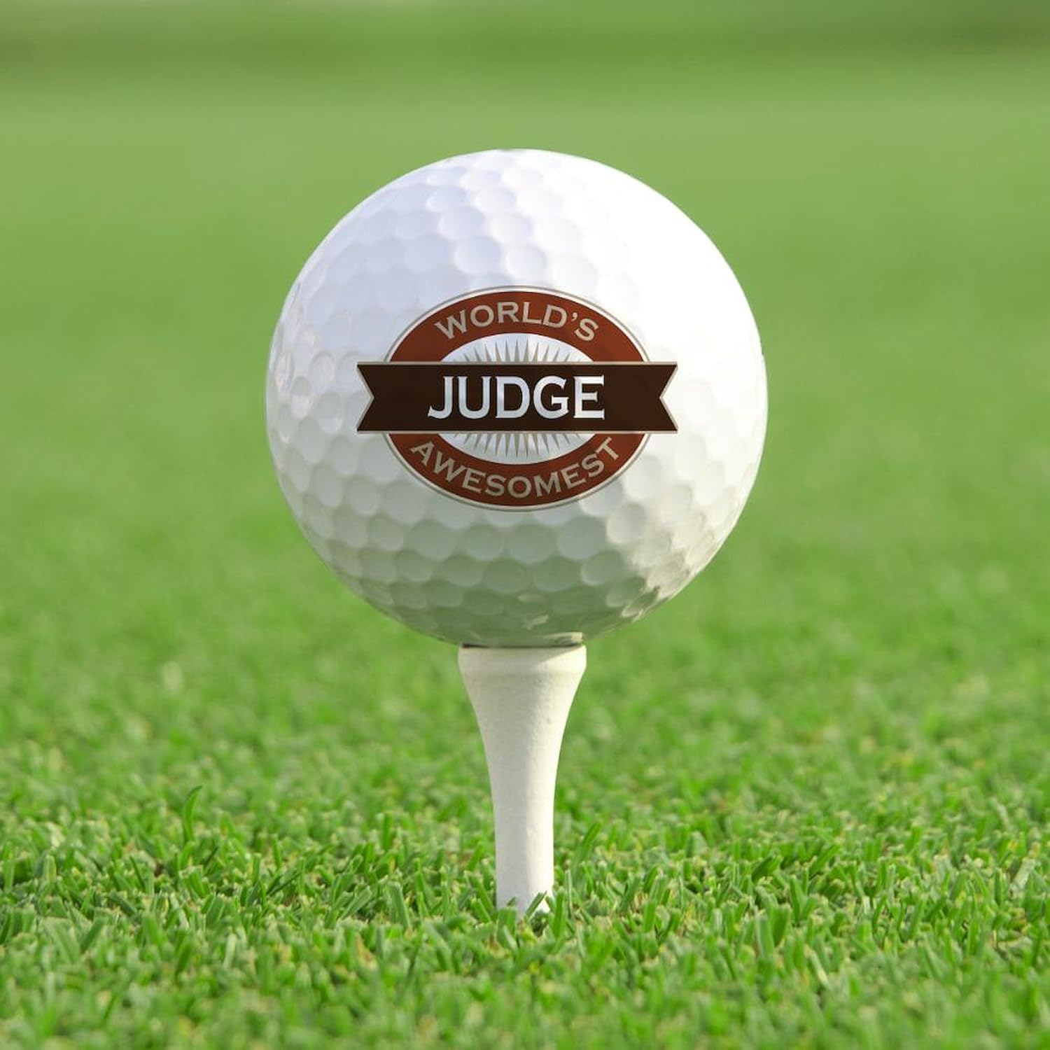 CafePress Worlds Awesomest Judge Novelty Golf Balls (Pk of 12)