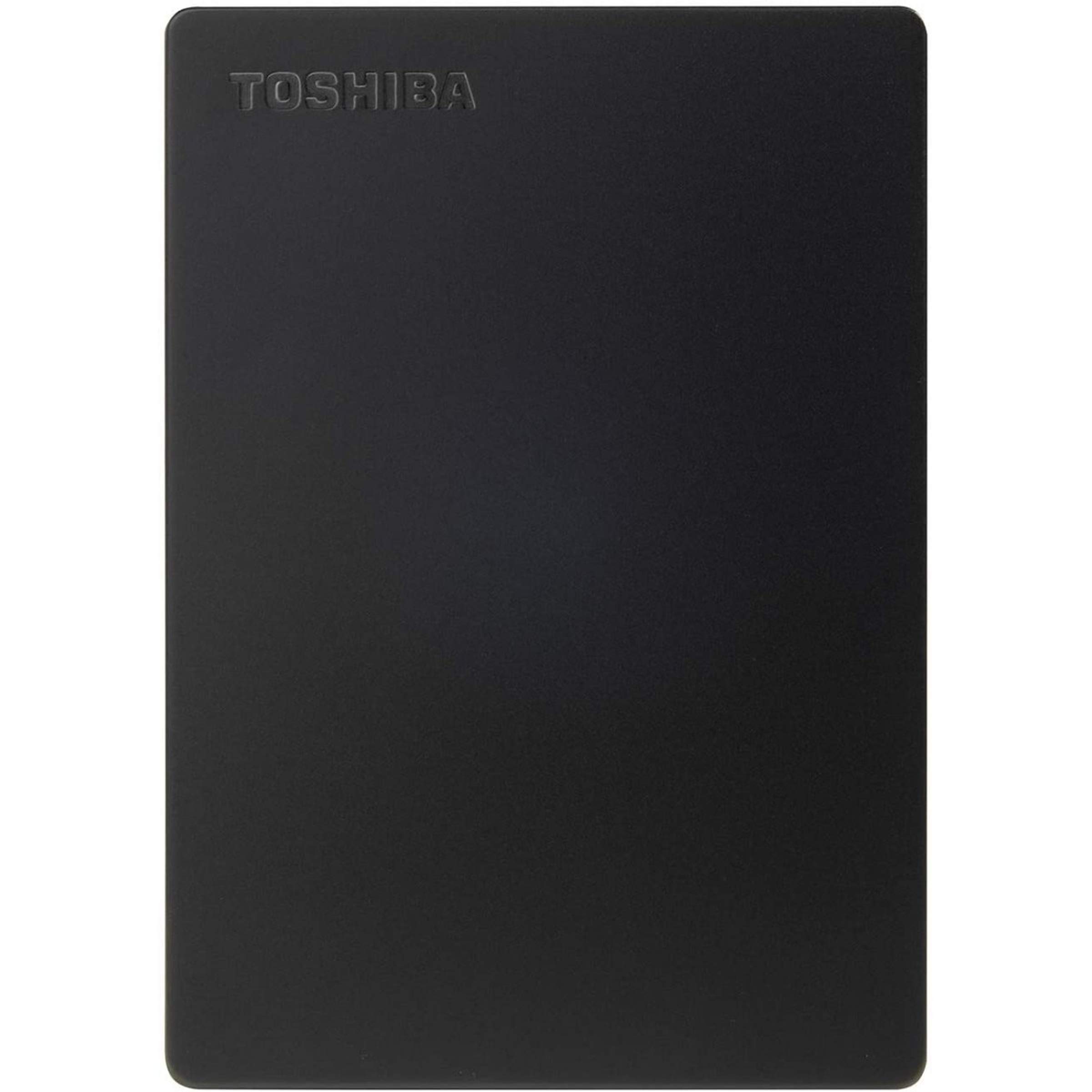 Toshiba Canvio Slim 2TB Portable External Hard Drive USB 3.0, Black - HDTD320XK3EA