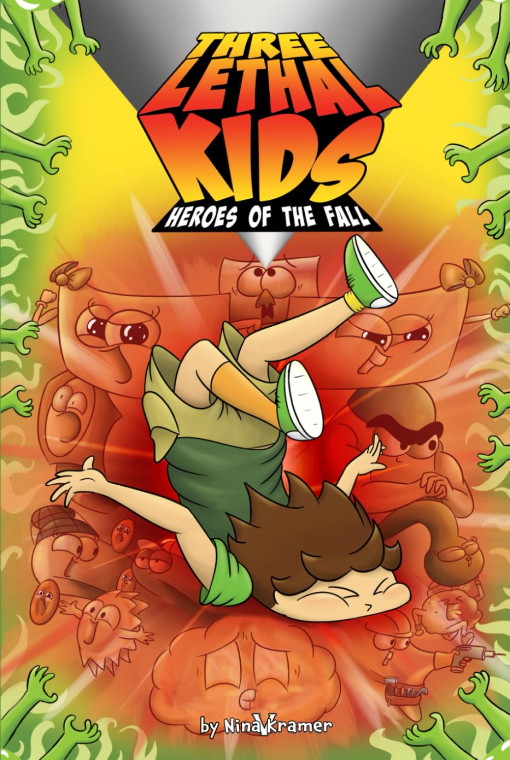 Heroes of the Fall - A STEM Graphic Novel for Kids: With Bonus Downloadable Activities (Three Lethal Kids)      Hardcover – October 27, 2025