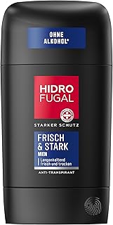 Hidrofugal MEN FRISCH & STARK Stick, starker Antitranspirant Schutz mit erfrischendem Duft, schnell trocknender Deo Stick ...