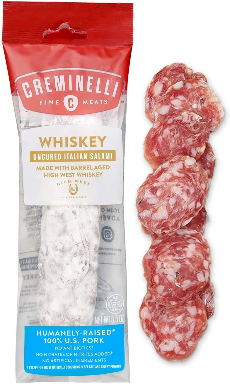 Creminelli Italian Salami, Whiskey, 6oz