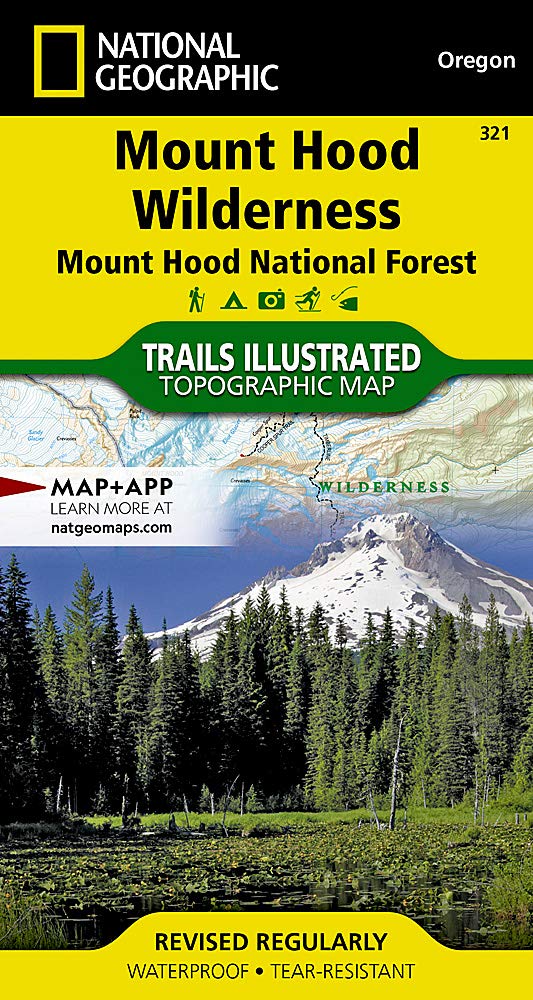 Mount Hood Wilderness [Mount Hood National Forest] (National Geographic Trails Illustrated Map (321))