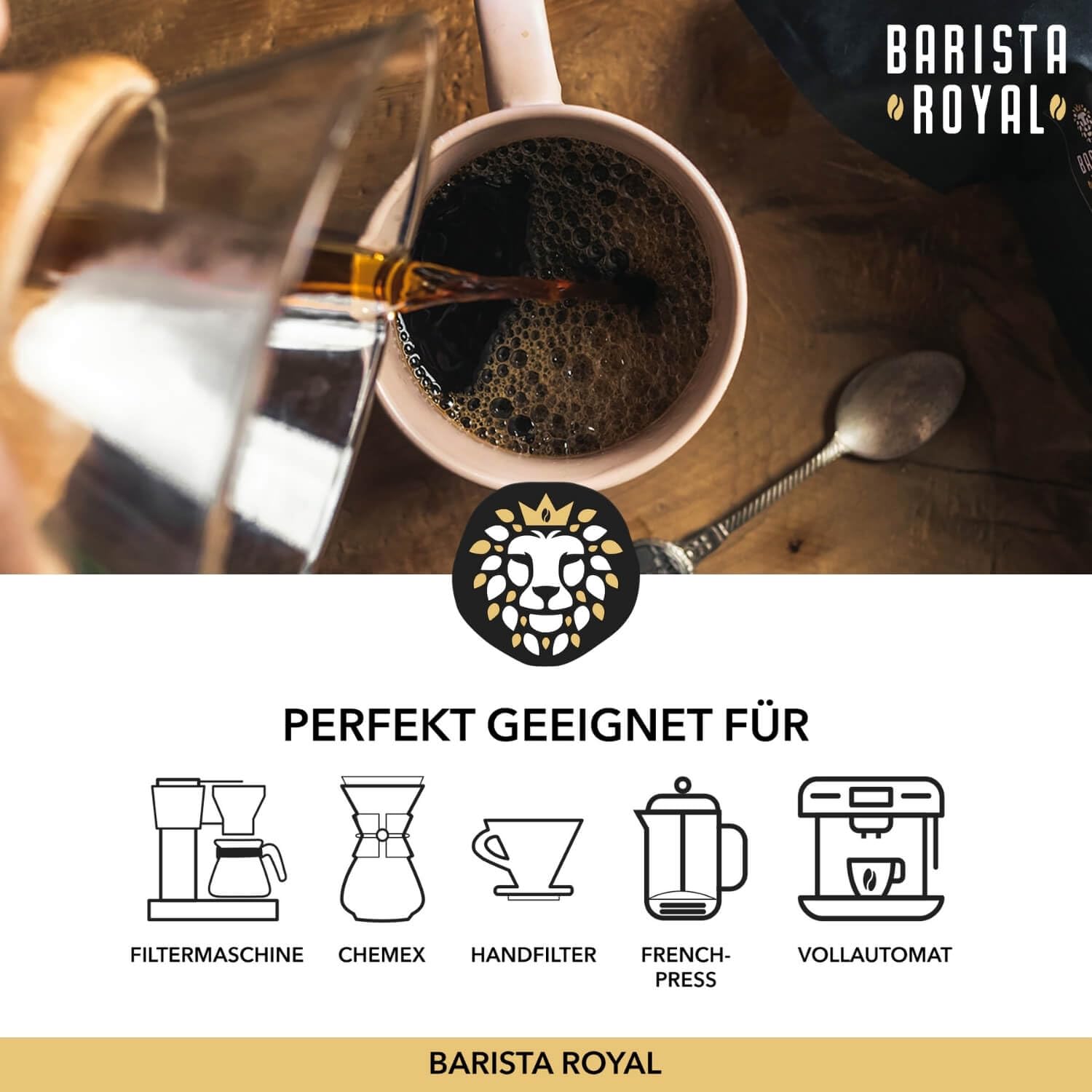 Kaffee Geschenk Beste Mama 5 x 100g für Frauen Mutter