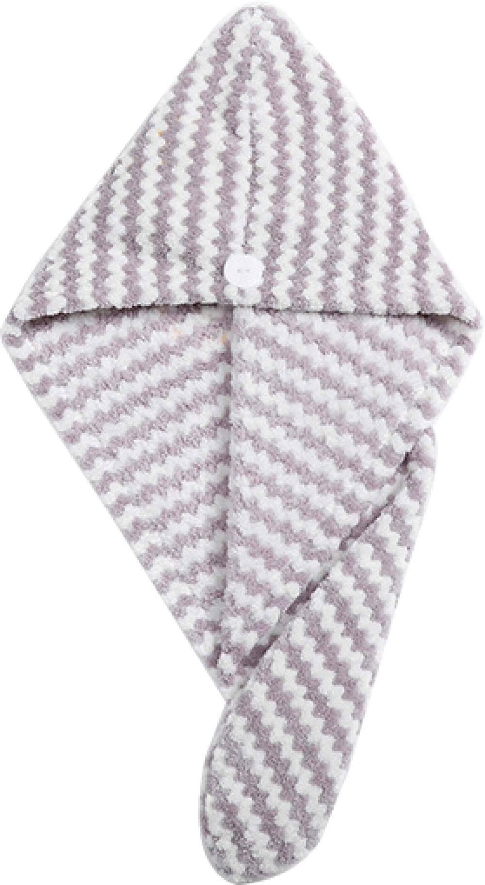 Serviette pour cheveux secs et voyage bonnet de bain violet absorption confort