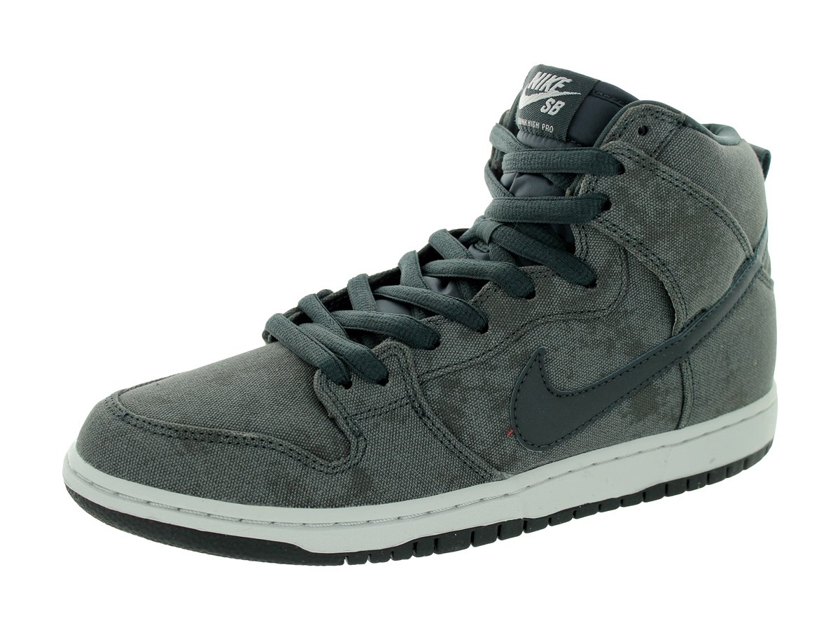Nike Men's Dunk High Pro SB Neutral Grey/Anthracite/Anthracite Skate Shoe 9.5 Men US
