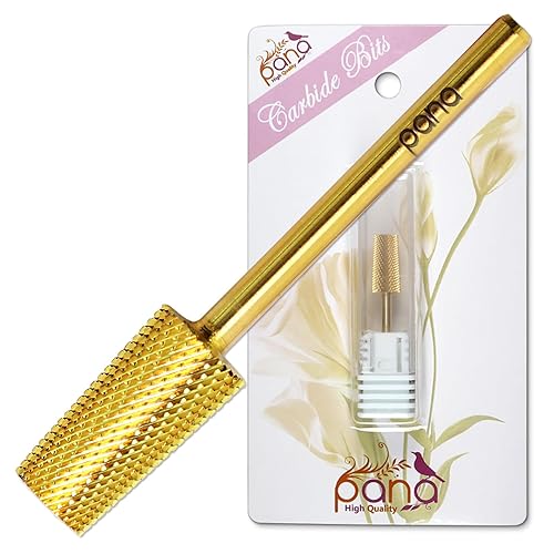 Broca de carburo de barril cónico prémium de 332 pulgadas, para máquina eléctrica Dremel, diseño de uñas, manicura, pedicura, lima de uñas, limpieza