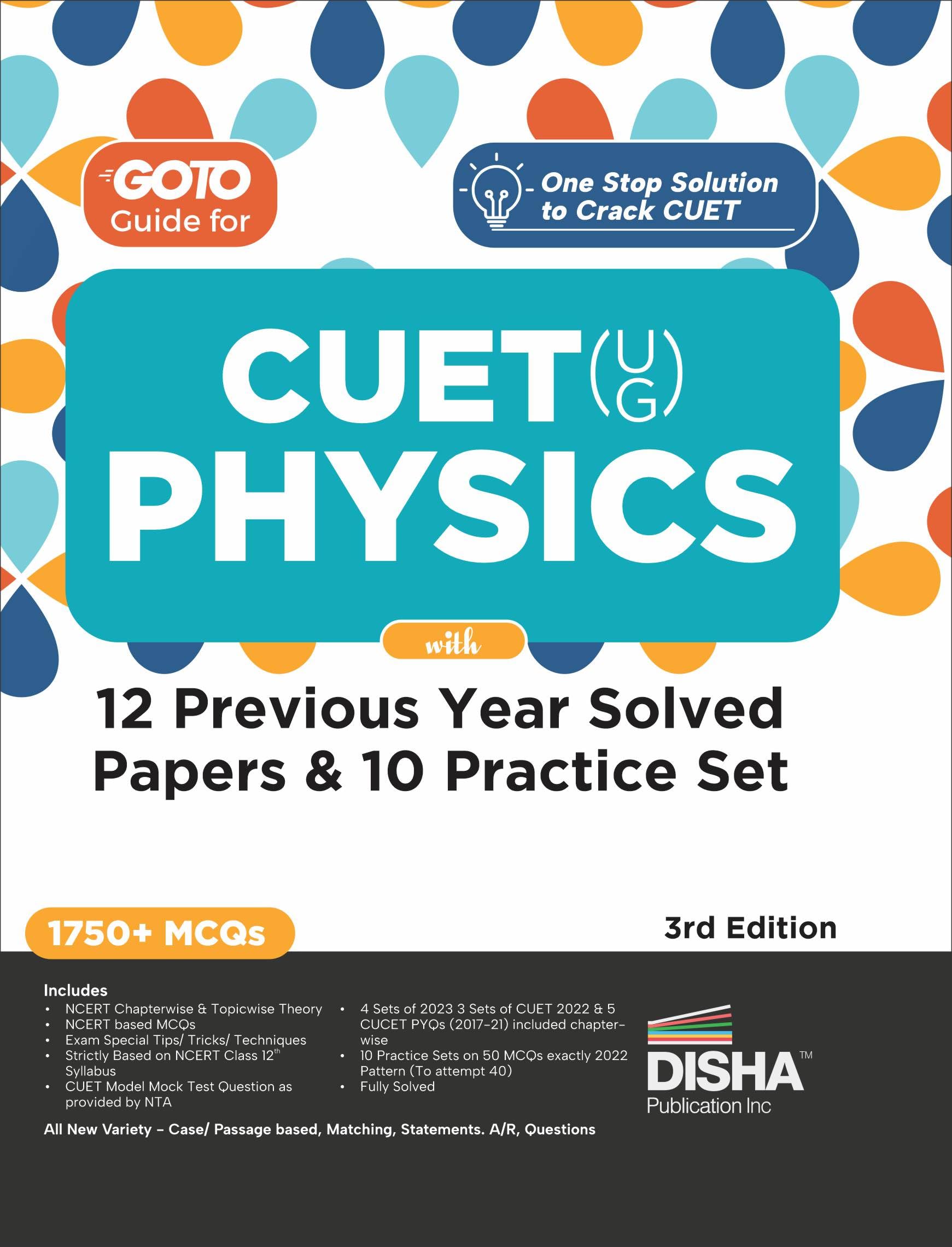 Go To Guide For Cuet Ug Physics With 12 Previous | Desertcart INDIA