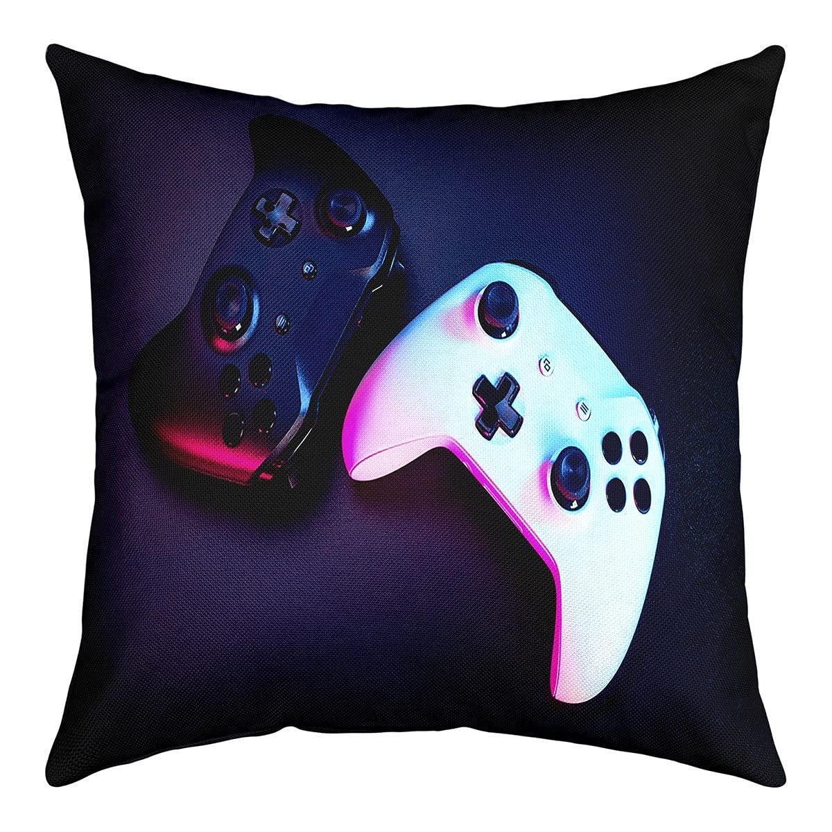 Boao Federa Cuscino Quadrato 40x40cm Con Motivo Giocatore - Perfetta Per Divano E Letto, Idea Regalo Originale Per Fan Di Videogiochi
