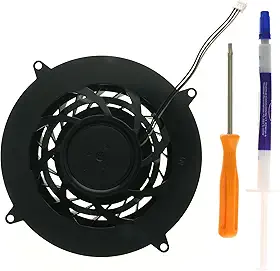 Ventoinha de Resfriamento Interna de Substituição para Ps5 Pro, Ventoinha Silenciosa de 19 Pás Compatível com Sony Playstation 5 Pro Ps5 Pro Séries Cfi-7000 Cfi-7019 Cfi-7021 Cfi-7022, Dc12V