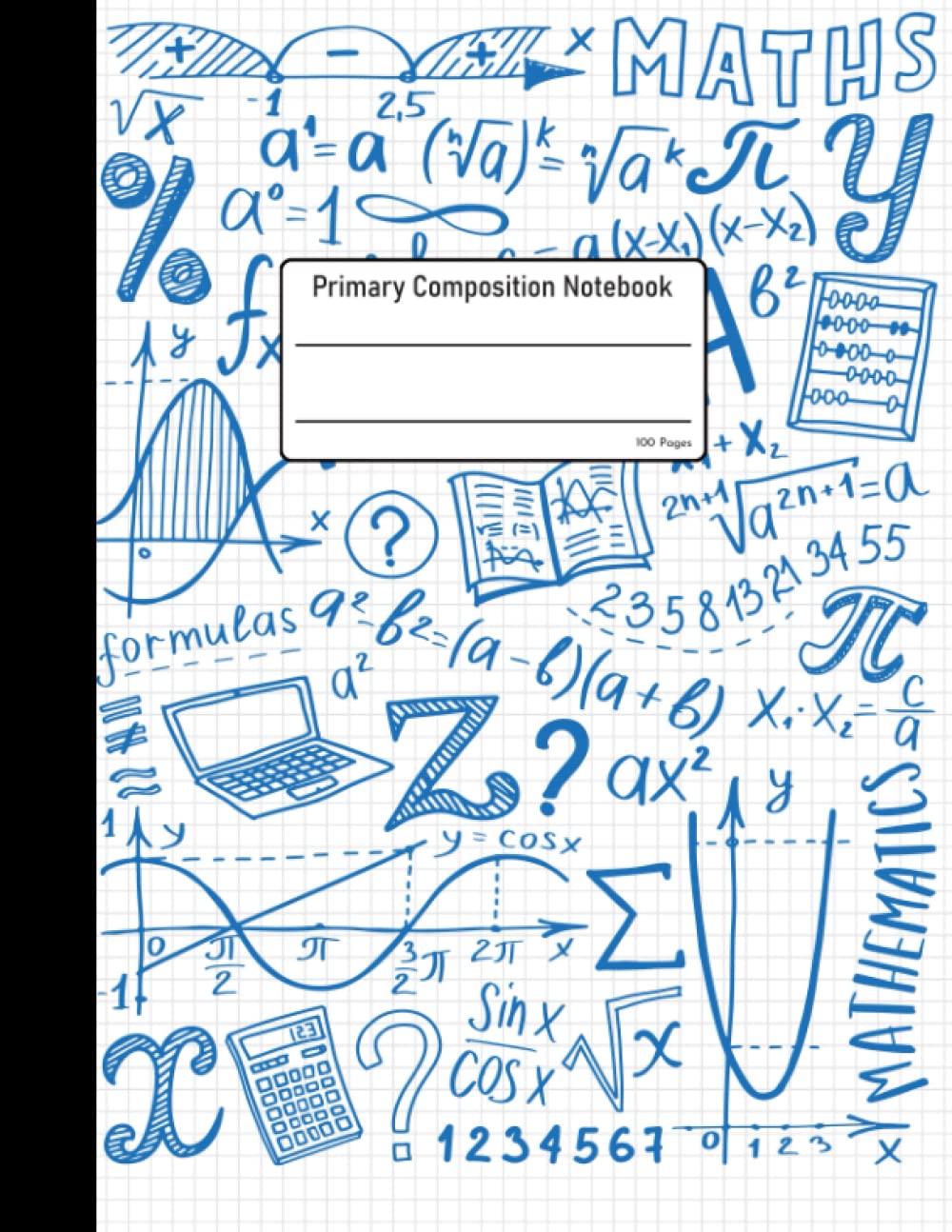 Graph Paper Notebook 8.5 x 11: Math and Science Composition Notebook for Students, 4 Squares Per Inch 110 Pages 8.5 x 11 inch (graph paper composition notebook)