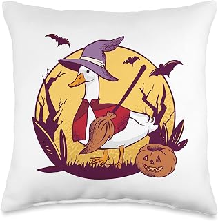 Halloween Goose Funny Turkey Day Dinner Throw Pillow