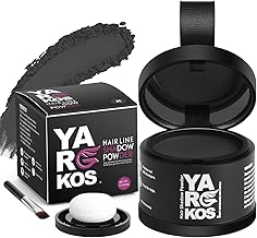 Fidrox Hairline Powder – Instant Root Touch Up for Women & Men, Hair Concealer for Thinning Hair, Long-Lasting Non-Sticky Hair Filler, Stain-Proof Hair Fiber Topping