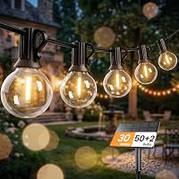 Yuucio Catena di luci a energia solare per esterno, 30 m