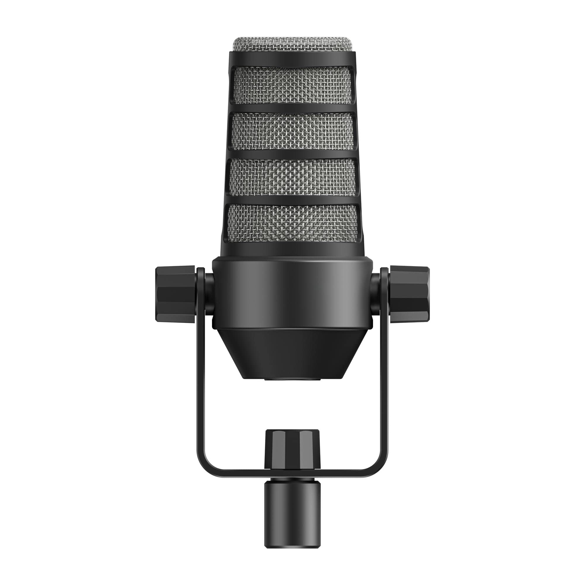 Saramonic Microfono dinamico a grande diaframma per trasmissione e podcast con uscita XLR, montaggio a battente e parabrezza in schiuma (SR-BV1)