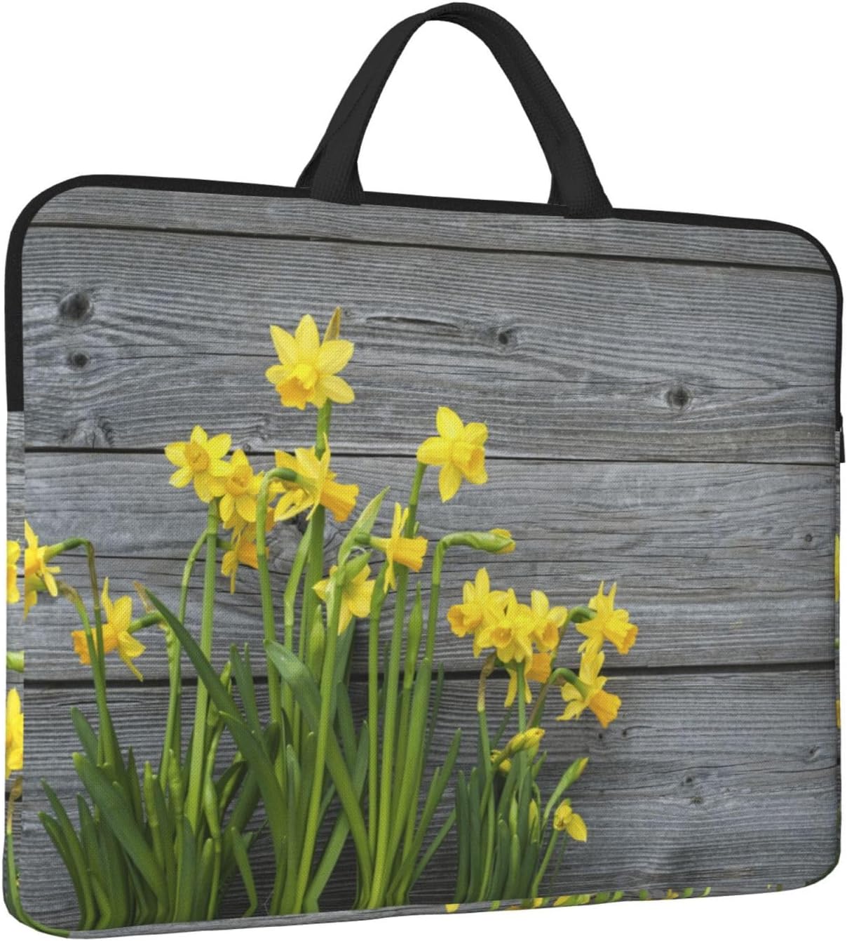 Bouquet of Daffodils Print Protective 14 Inch Laptop Case,Laptop Sleeve with Handle Compatible,Carrying Computer Bag