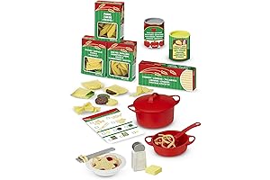 Melissa & Doug Prepare & Serve Pasta Set: Play Kitchen Role-Play with...