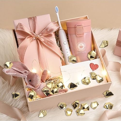 Vista 6 de Hielo Falso, 16 * 22mm 250 PIEZAS, Cubos de Hielo Falsos Dorados, Cubos de Hielo de Acrílico Rocas Claras Diamantes Falsos Relleno de Jarrón